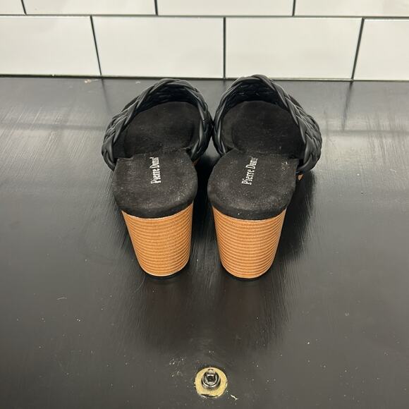 Pierre Dumas Faux Leather Braided platform Slip On Shoes Women’s Size 9 - Picture 4 of 6